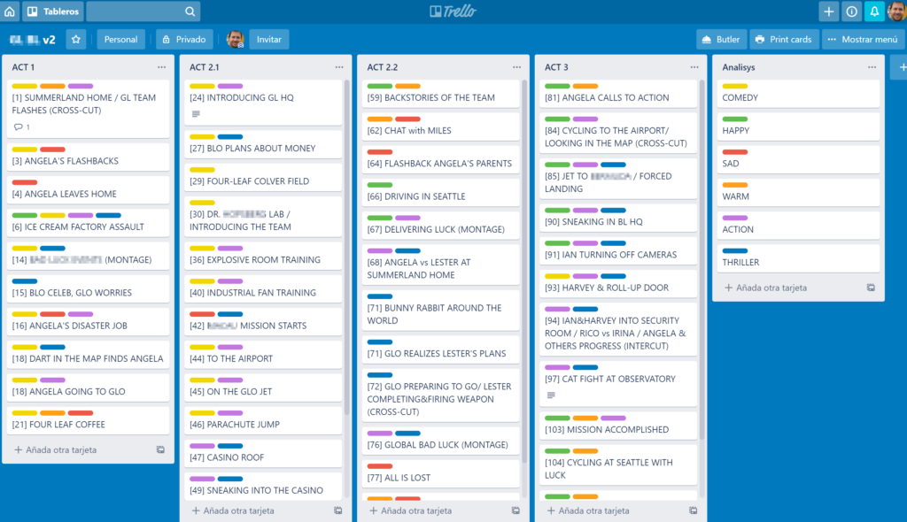 Trello Scriptbreakdown